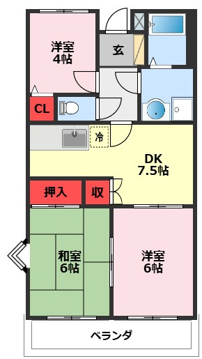 マーリーズホームの間取り