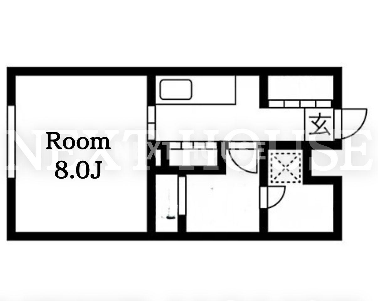 パラドール北加賀屋の間取り