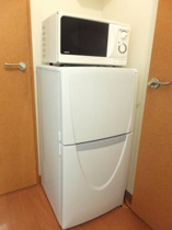 大型家電設置済みのお部屋です。