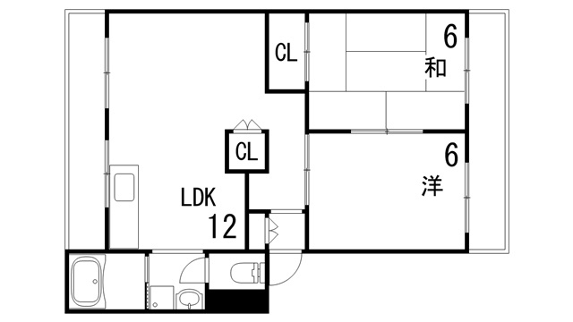 芦屋東山プリンスの間取り