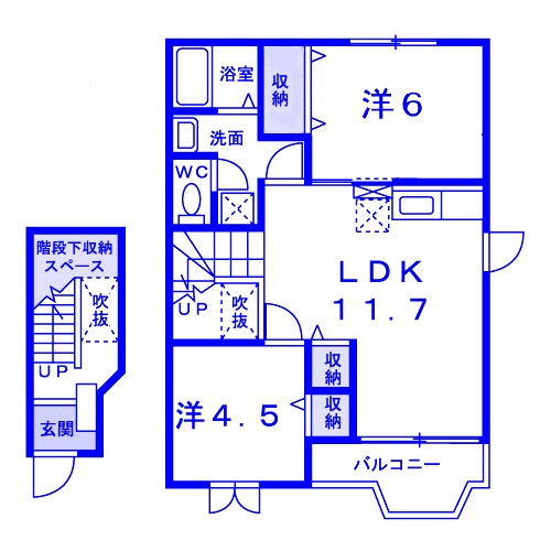 ルミエールⅠの間取り