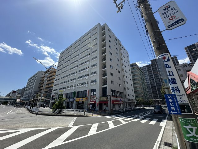 磯子センターハイツの外観|総戸数１０５戸の大規模マンションなので管理体型も良好なマンションです！