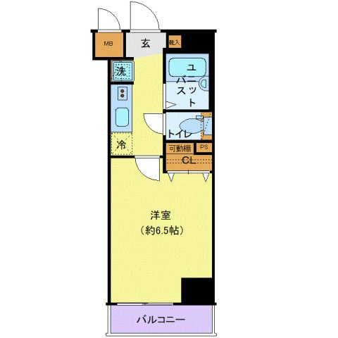 エステムプラザ神楽坂North　Residenceの間取り