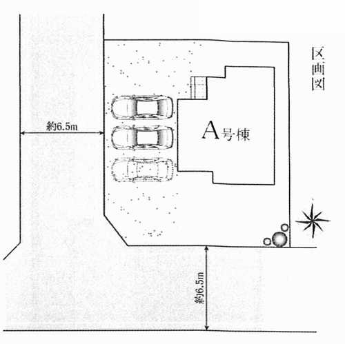 横浜市栄区桂台南2丁目　新築戸建全1棟の区画図