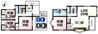 【間取り】 | 国分２丁目