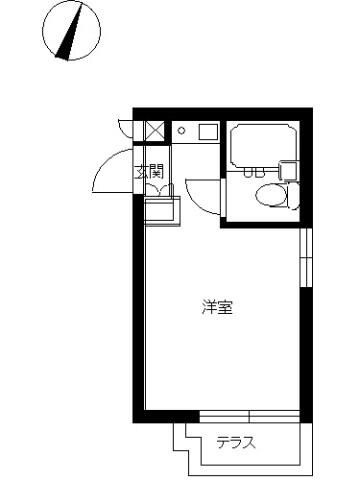 スカイコート池袋の間取り