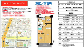  | 【ライオンズ プレティナ レジデンス】✨️仲介手数料無料✨️葵小学校・あずま中学校