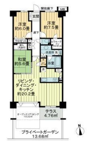 【間取り】 | グランシティパレ・ド・リヴァージュ