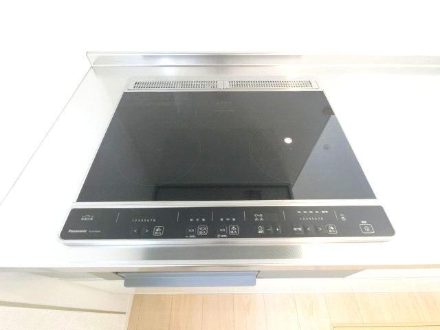 朝倉郡筑前町朝園第6 1号棟のキッチン|IHクッキングヒーター