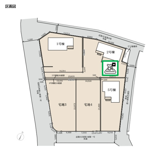 【区画図】 | 藤岡市下戸塚　新築住宅 | 早朝やお仕事帰りのご見学にも対応致します！
KOALIVE （コアライブ）【0120-919-727】