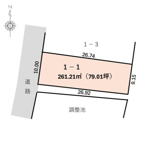 越前市稲寄町　分譲地1-1