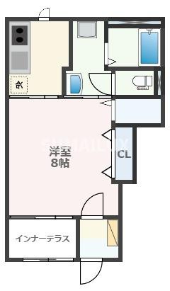 （仮）薬園町新築アパートの間取り