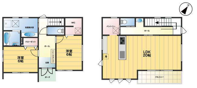 【間取り】 | 行田市長野2丁目　中古戸建