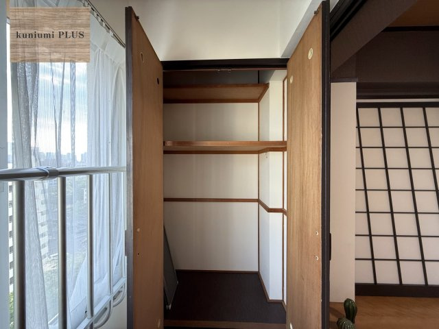毛馬コーポの収納|サンルーム