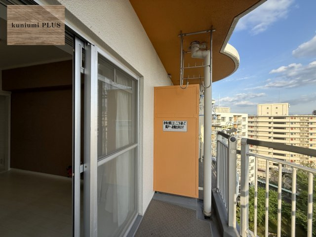 毛馬コーポのバルコニー