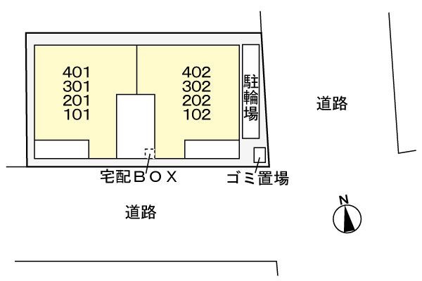 MARUJYU HOUSEの区画図