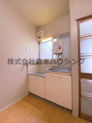 【キッチン】 | 　門真市岸和田2丁目15テラスハウス | キッチンでお料理をお楽しみください