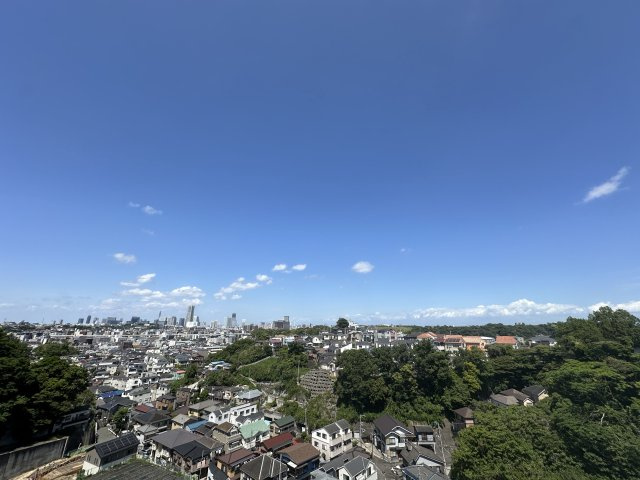 ワコーレロイヤルヒルズ横浜蒔田の展望|開放感がある突き抜けた景色が一面に広がる景色！ぜひ実際にご覧になって下さい。