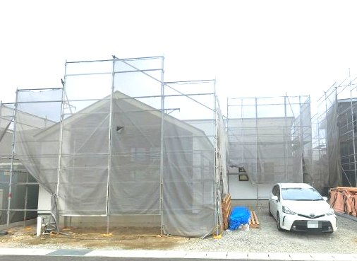 小城市三日月町長神田9期　2号棟の外観|建築中
