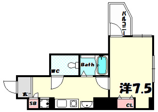 【間取り】 | CITYSPIRE神戸元町2