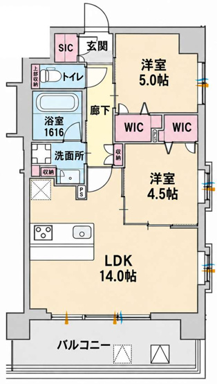 【間取り】 | スプランディッド天王寺SOUTH