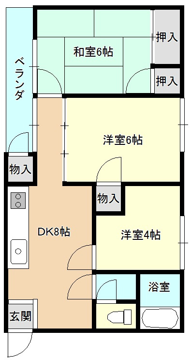 穴井ビルの間取り