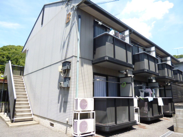 倉敷市連島町西之浦のアパートの外観