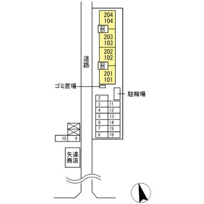 【区画図】 | ファミール田宮