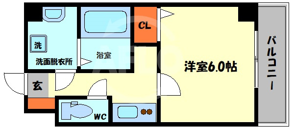 グランパシフィック松虫通の間取り|グランパシフィック松虫通　間取り