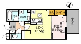 ONARIGOTEN-Dの間取り