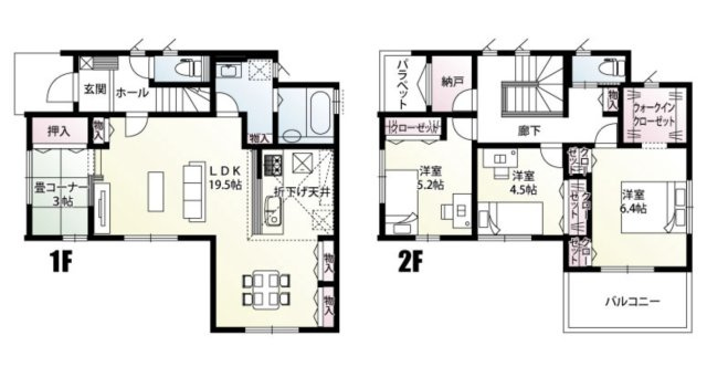 【間取り】 | 鴻巣市愛の町　新築戸建　全4棟　1号棟