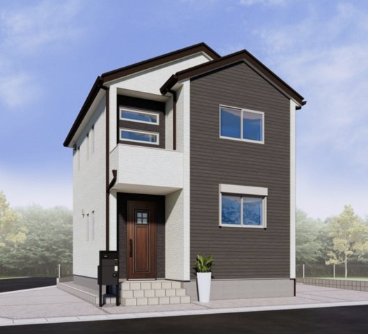 【外観パース】 | 鴻巣市愛の町　新築戸建　全4棟　1号棟 | 1号棟