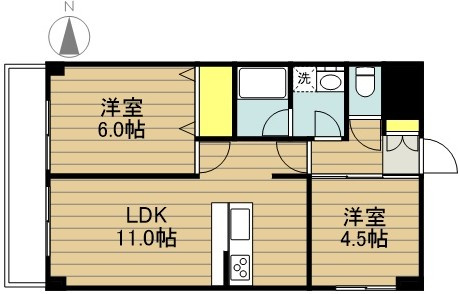 メゾン戸田の間取り