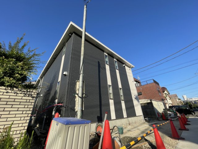 川崎市多摩区宿河原２丁目のアパートの外観