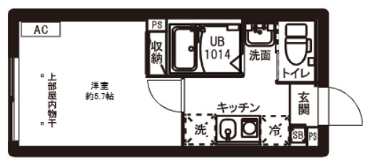 レピュア駒込レジデンスの間取り