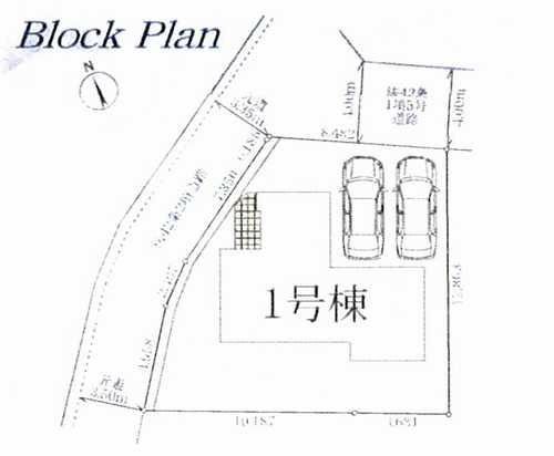横浜市旭区東希望が丘2期　新築戸建全1棟の区画図