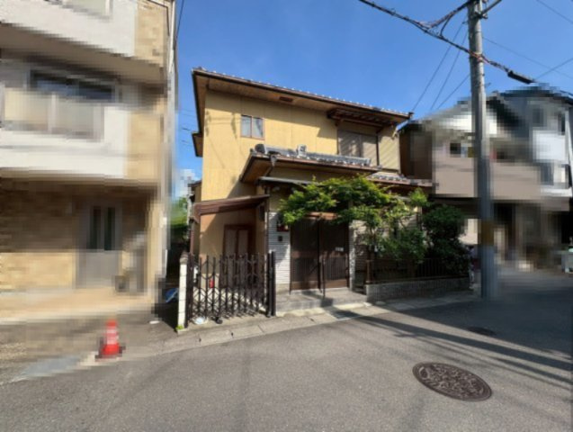 長岡京市緑が丘の前面道路含む現地写真|平坦地かつ整形地です！