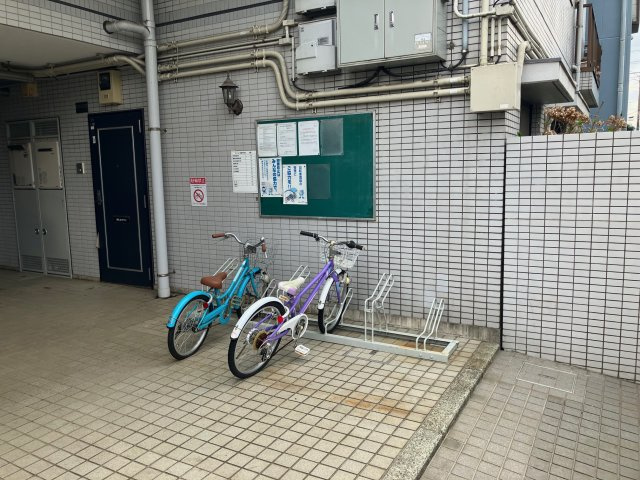 スガハイム1下九沢の駐輪場|自転車置き場