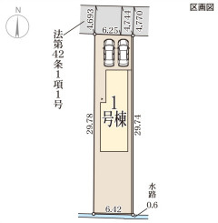 リーブルガーデン葛城市新庄5期の区画図