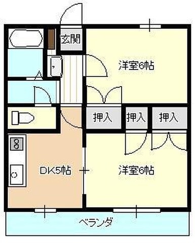 ディアコート小正の間取り