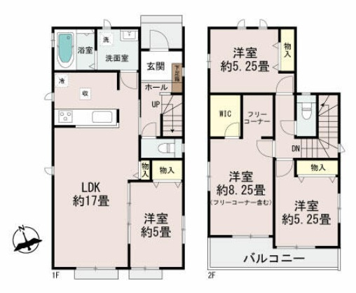 神戸市垂水区本多聞6丁目の間取り