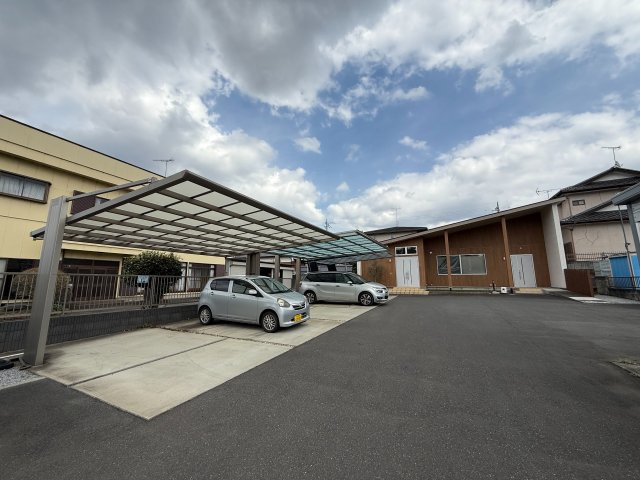 【駐車場】 | 真岡市さくら3丁目　倉庫・カーポート付き事務所