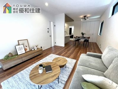 【居間・リビング】 | 新築戸建　神戸市垂水区狩口台２丁目