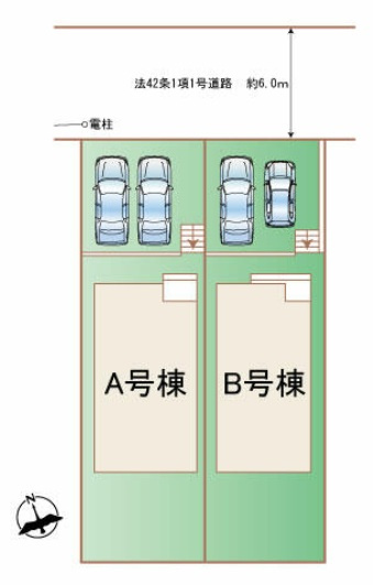 神戸市垂水区本多聞6丁目の区画図