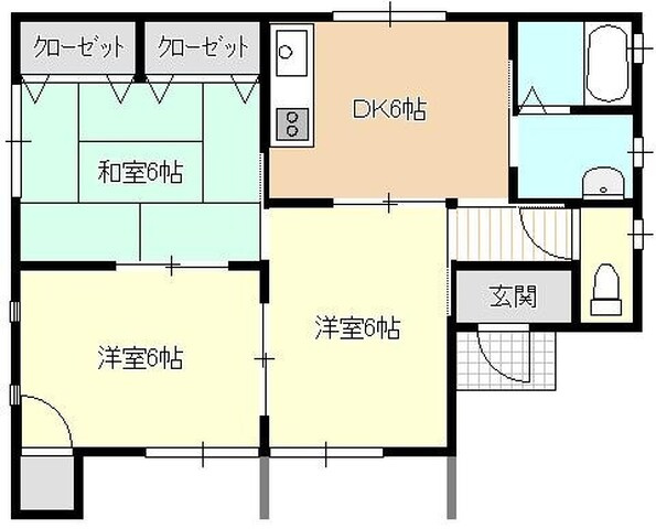 ヴィラージュ・大分の間取り