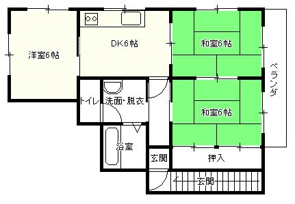 ディアス楽市Ａの間取り