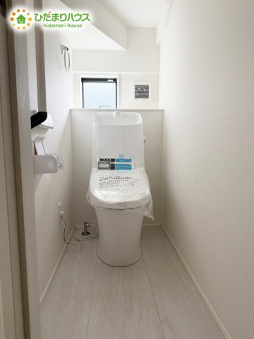 野田市大殿井3期　新築戸建　1号棟のトイレ|白を基調としたトイレは、インテリア次第でどんな空間になるかワクワクしますね♪							
