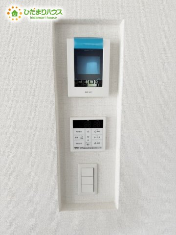 野田市大殿井3期　新築戸建　1号棟の防犯設備|お子様のお留守番にも安心なTVモニター付きインターホン(^^♪						
