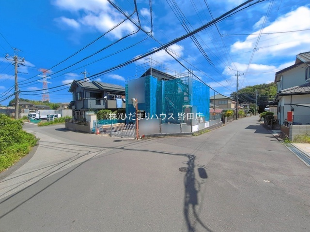 野田市大殿井3期　新築戸建　1号棟の前面道路含む現地写真|2026年9月完成予定です(^^)/お気軽にお問い合わせください。
