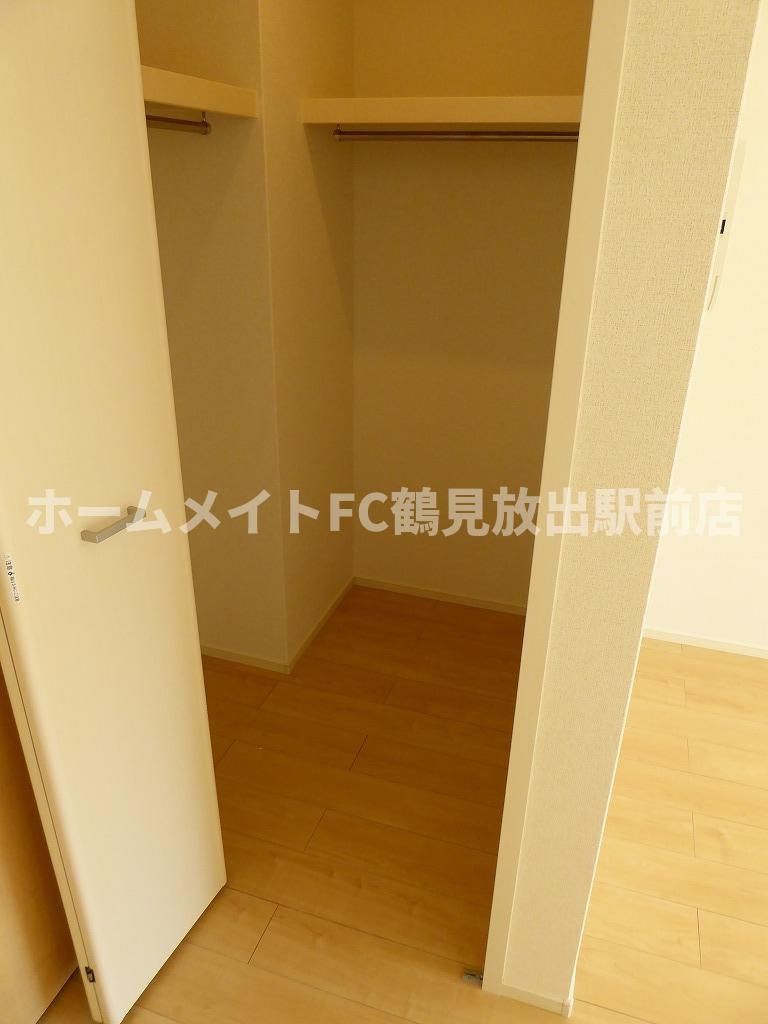 大阪市鶴見区緑１丁目のアパートの収納